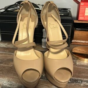 Christian Louboutin Kid Cross Me 150 Sandals